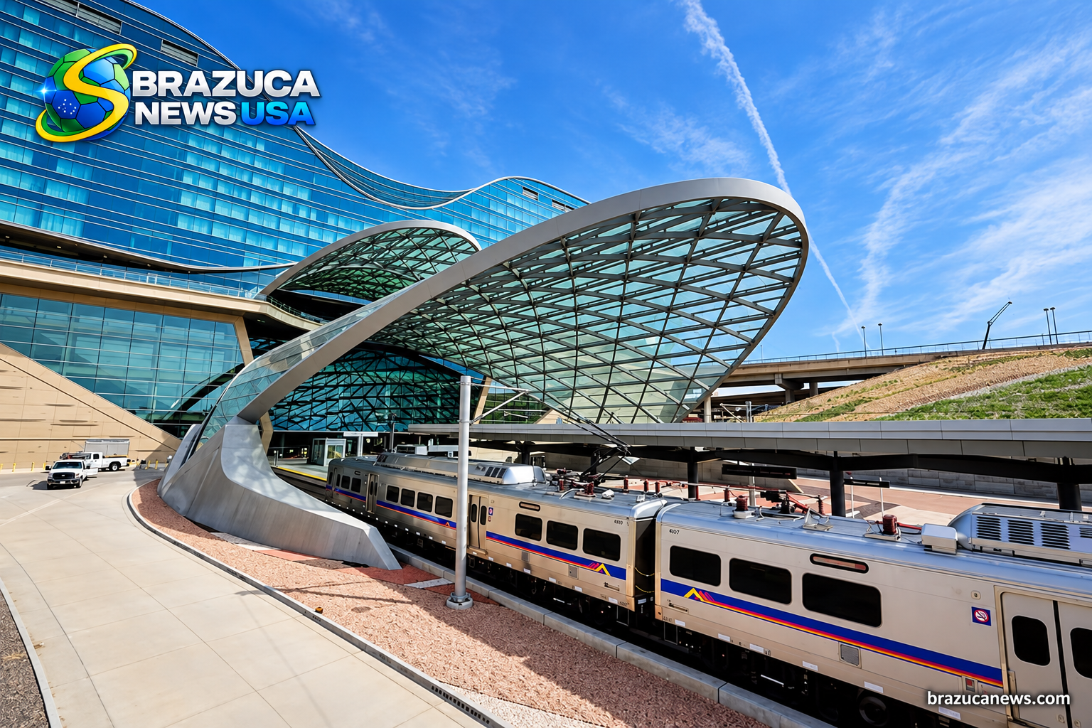 O trem do aeroporto de Denver (Linha A do RTD) passará a operar com frequência reduzida de 30 em 30 minutos.