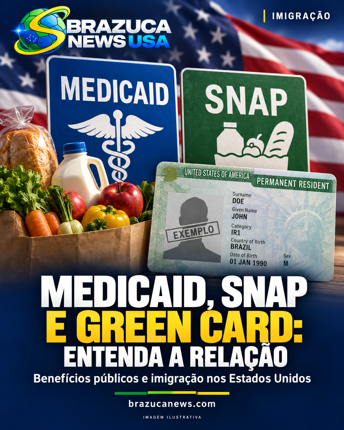 USCIS passa a pesar Medicaid, food stamp e auxílio-moradia no green card a partir de 18 de setembro